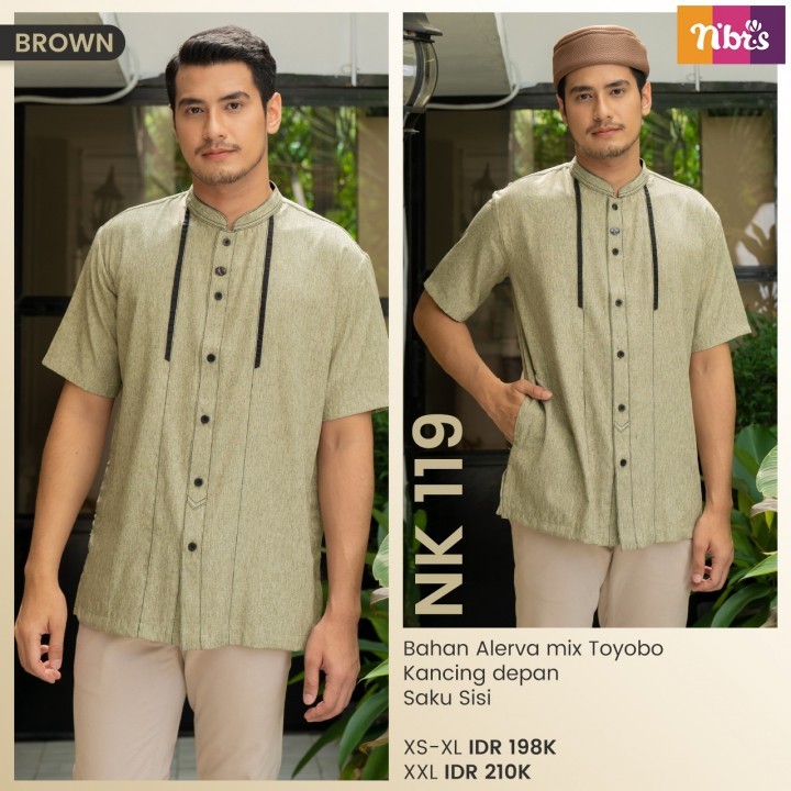 NK 119 BROWN BY NIBRAS , KOKO DEWASA , KOKO NIBRAS , KOKO DISKON 30%