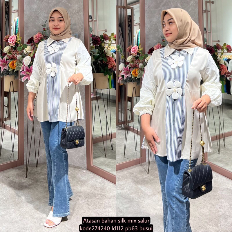 Atasan Kemeja/Blouse Aghnia
