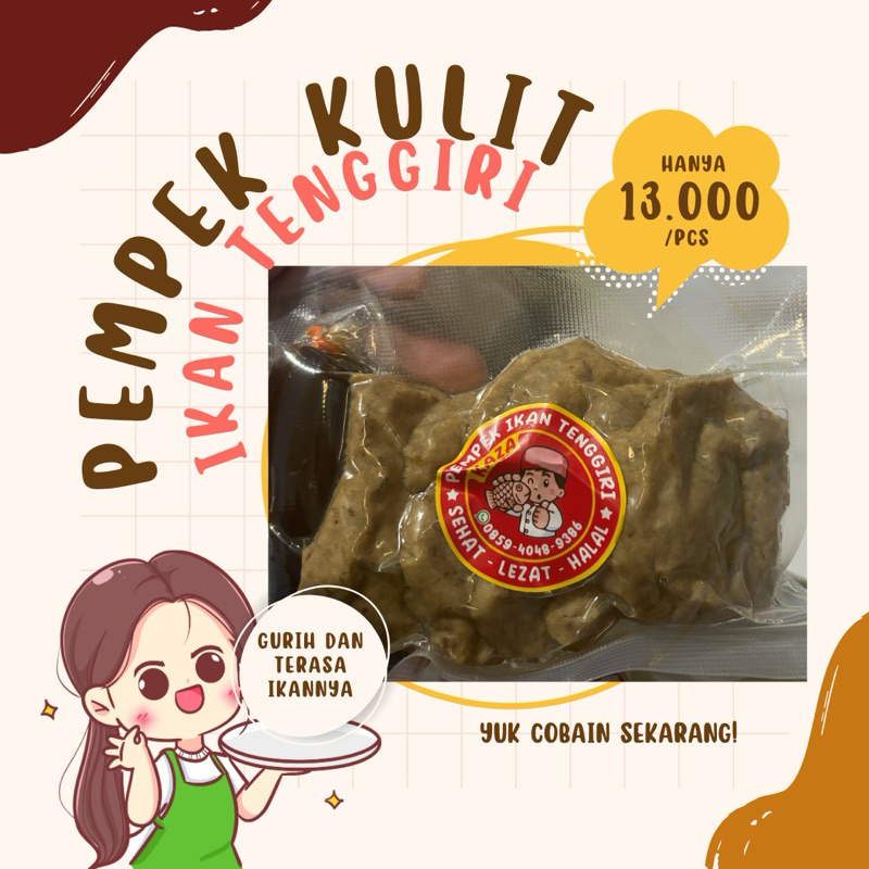 

Pempek kulit Ikan Tenggiri