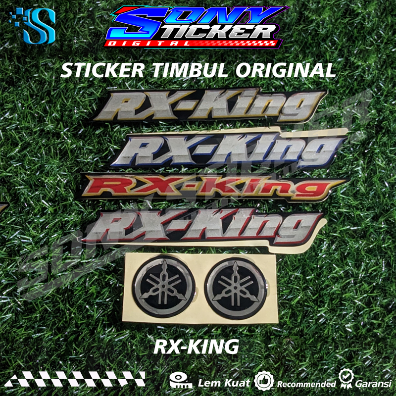 Stiker Timbul Original Motor RX King - Stiker Timbul Motor Yamaha RX King