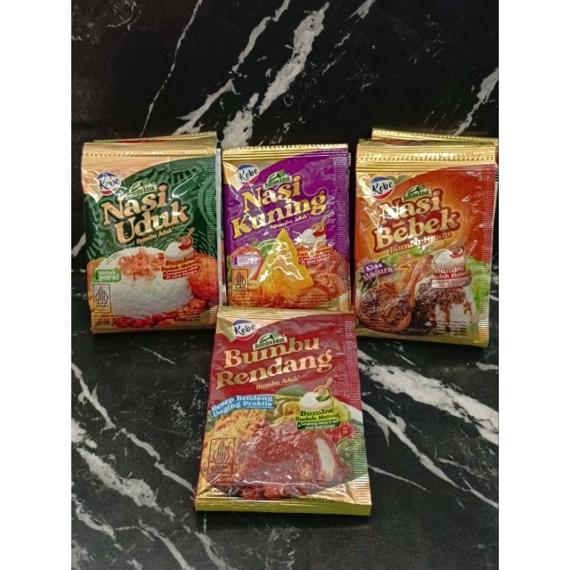 

KOBE BUMBU ADUK/BUMBU INSTAN NASI HANGAT 15GR