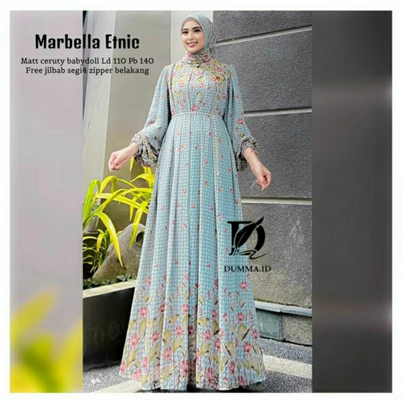GAMIS PESTA MEWAH ELEGAN MARBELLA ETNIC / GROSIR BUSANA SURABAYA