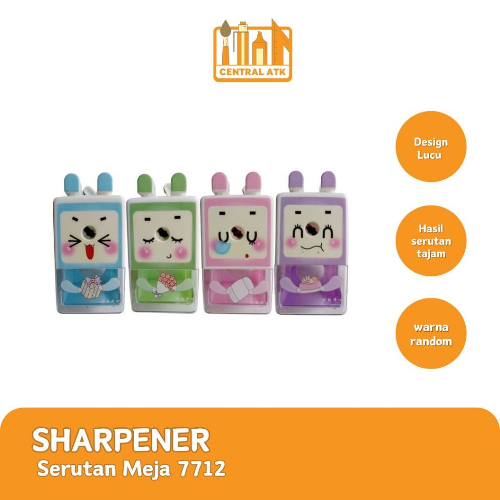 

SHARPENER / RAUTAN / SERUTAN MEJA KARAKTER 7712 (1 PCS)