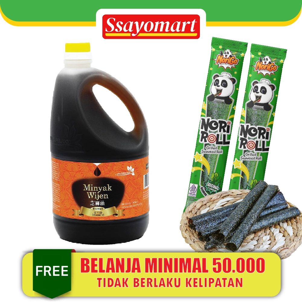 

MINYAK WIJEN JAVA SUPER FOOD 1.8 LT / SESAME OIL JAPAN