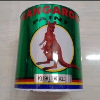 cat kangaroo warna emas dan tembaga