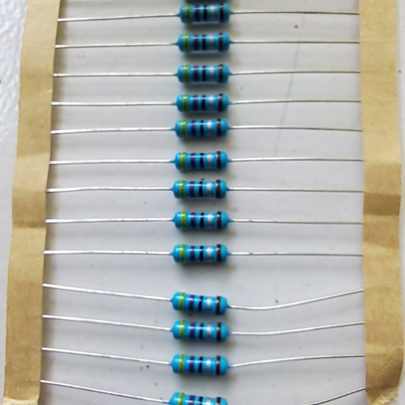 Resistor 4R7 4.7 4.7R 1/2w 0.5w Metal Film Taiwan