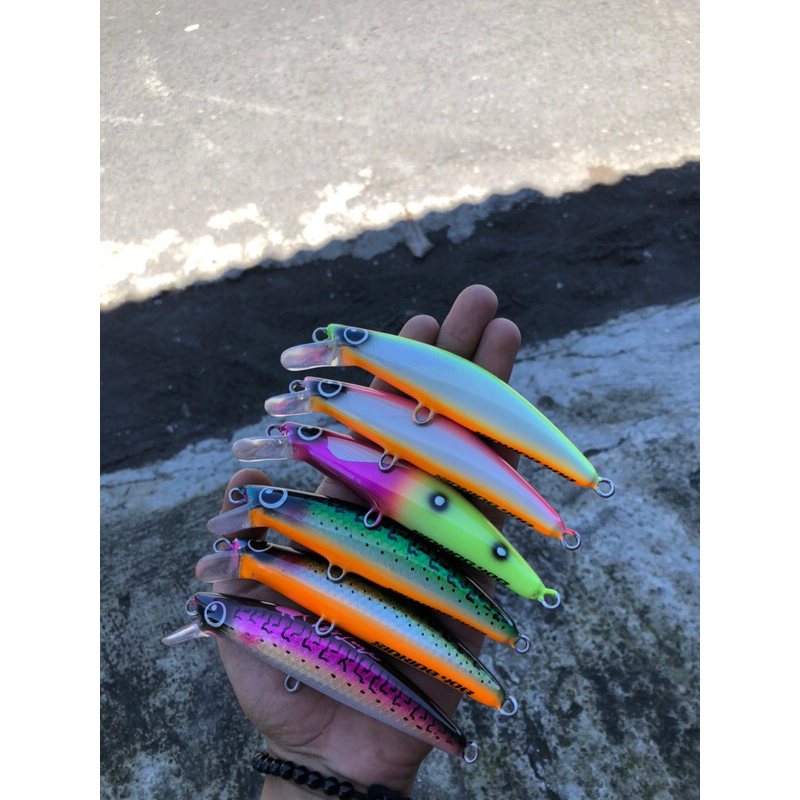 Umpan mancing / Sinking minnow 40gr TGS LURE Action terbaik kualitas tembus ekspor