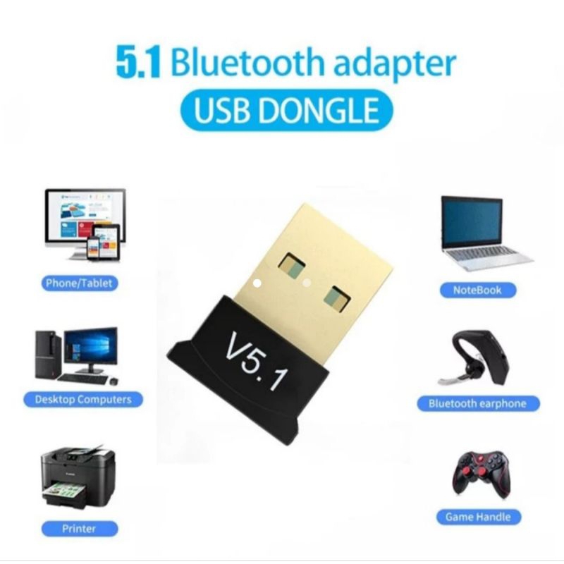 USB WIRELESS ADAPTER BLUETOOTH DONGLE BT 5.1 V5.1