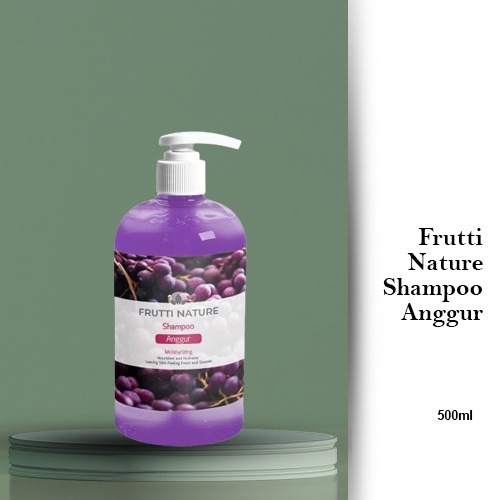 Frutti Nature Shampoo Anggur 500ml Untuk Rambut Rontok