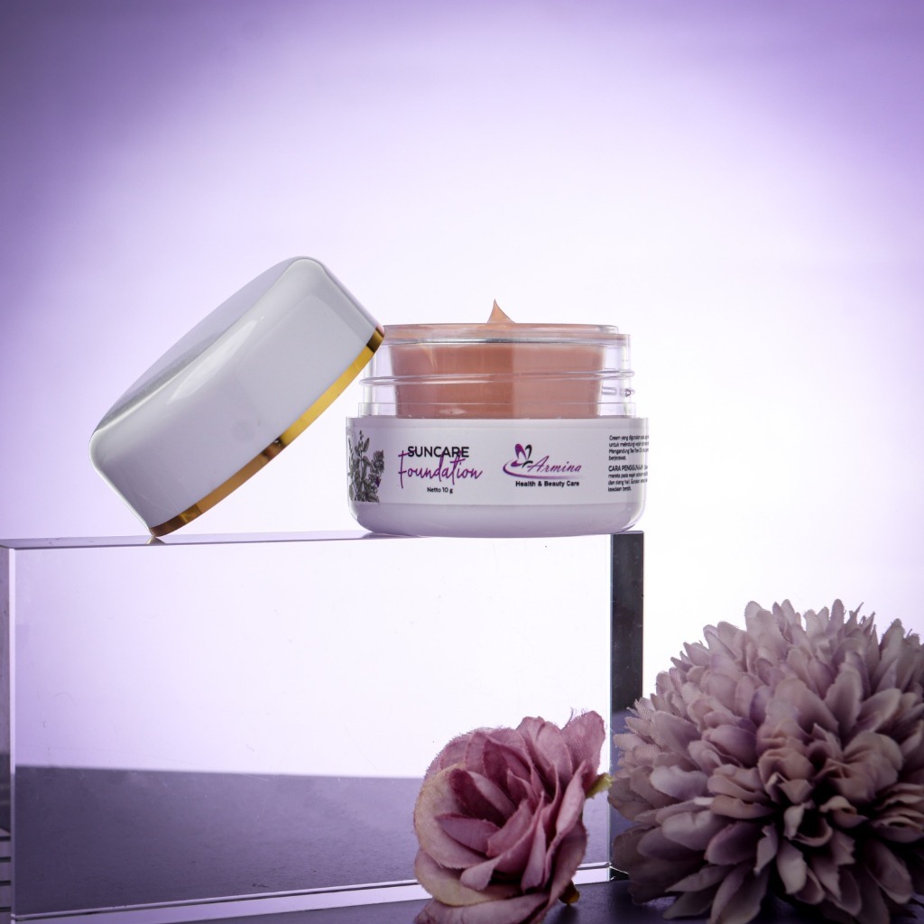 Armina - Sunblock Acne Foundation - Krim Pagi Jerawat + Foundation (Sunscreen) - 10 gr