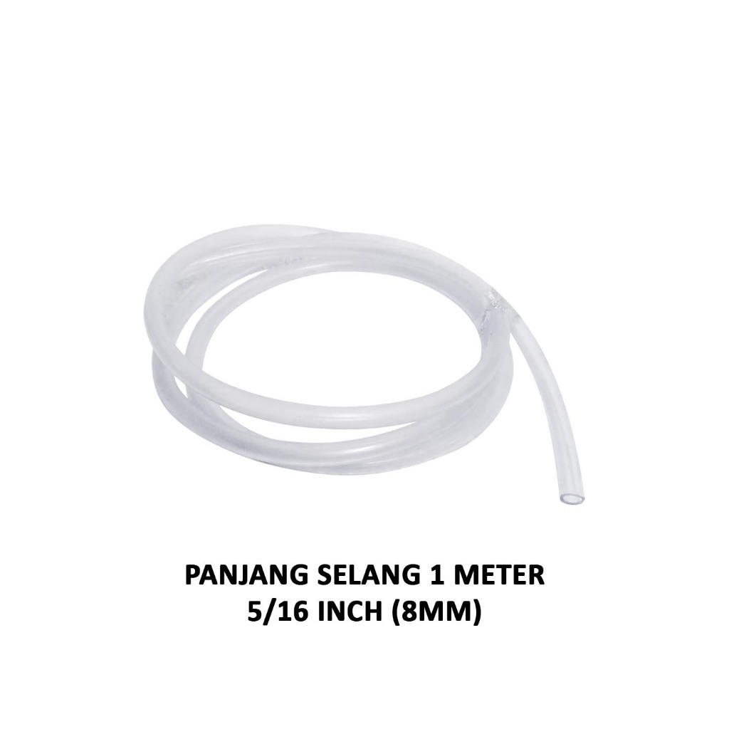 Selang Air 5/16 Inch (8mm) Bening Waterpass Per Meter