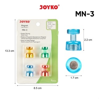 

Magnet Warna / Magnet Besi Berani / Magnet Papan Tulis Joyko MN-3