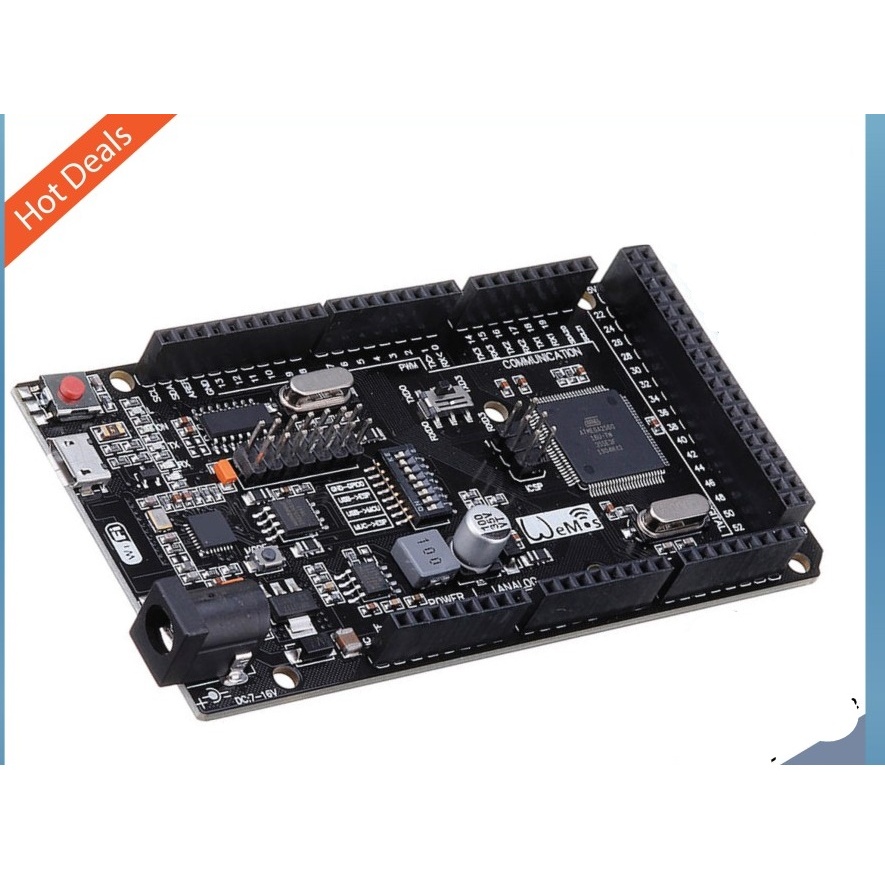 Arduino Mega 2560 R3 + ESP8266 Wifi + Micro USB Cable
