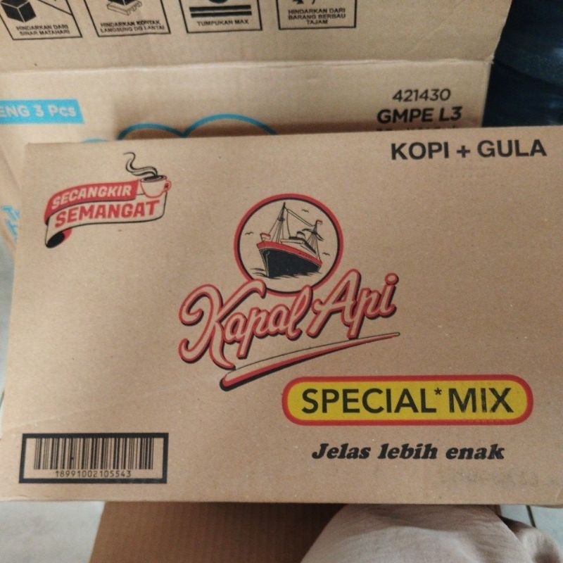 

kapal api special mix dus (6 bag x 20 bks x23 gr)
