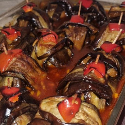 

Kurdan Kebab / Eggplant Kebab / Patlıcanlı kebap / Islim Kebab (3 pieces)