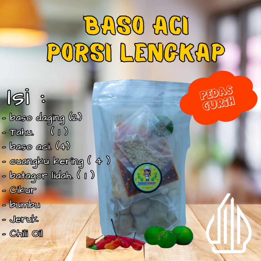 

Baso Aci Porsi Lengkap Jumbo / Baso Aci Instan Dapur Hanum Food Terlaris