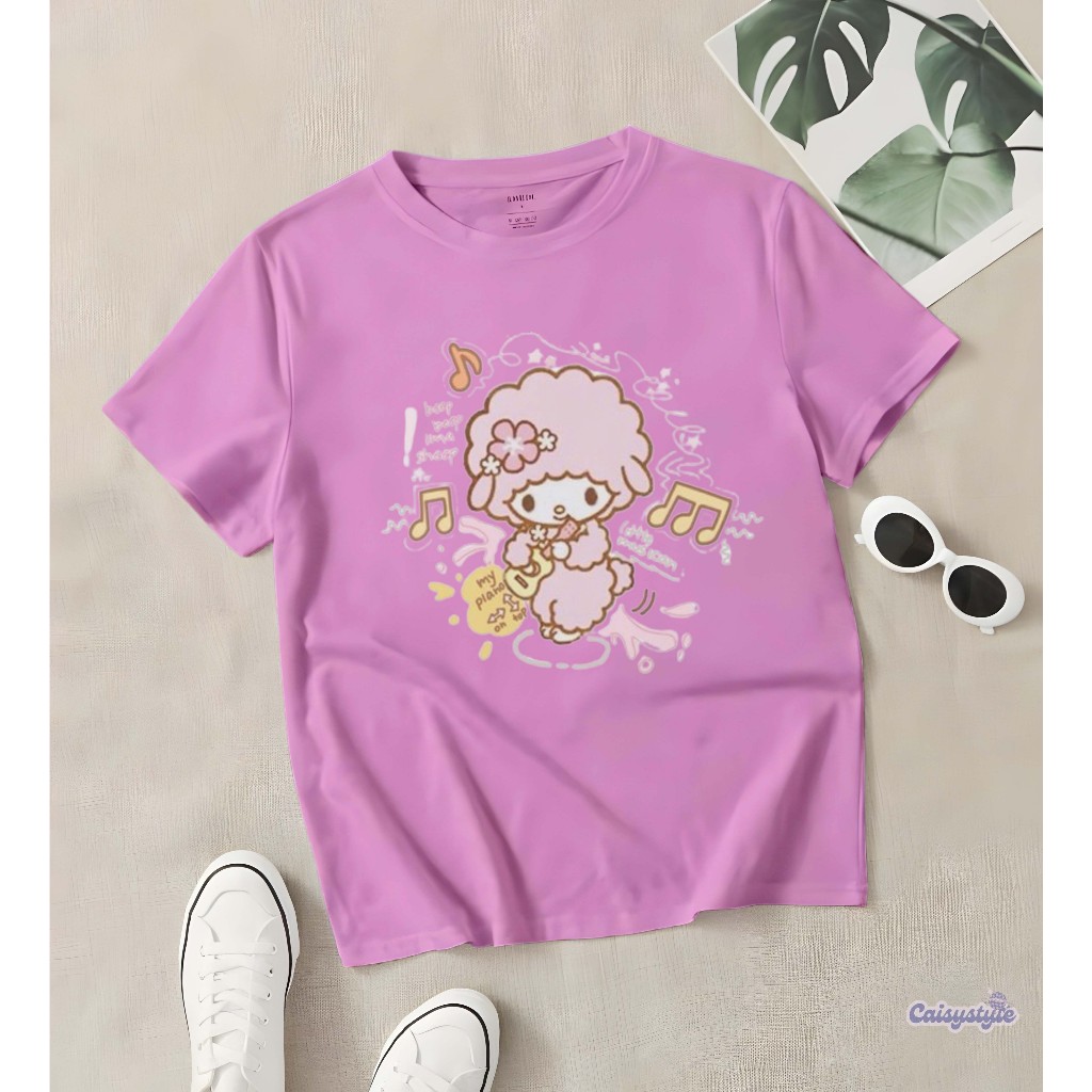 Baju Kaos Anak Perempuan My Sweet Piano Bahan Premium