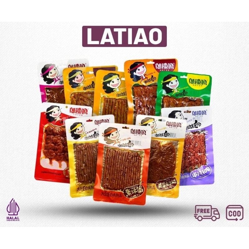 

latiao cemilan china ready makassar kembang tahu halal vegetarian