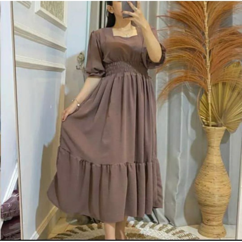 DRESS POLOS RAYON DASTER LENGAN PENDEK | Daster Arab
