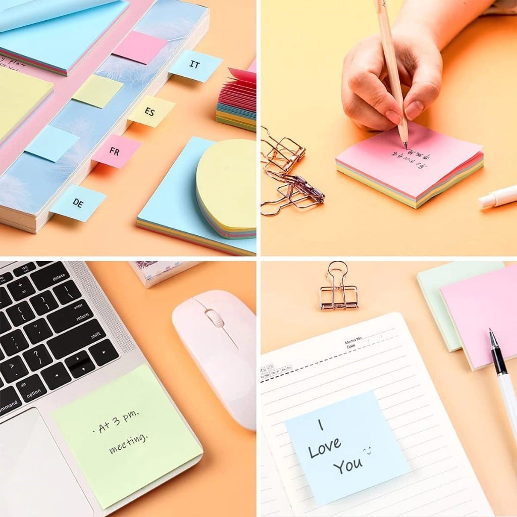 

COD Joy KTB Sticky Note 76x76 Kertas Memo Tempel Warna Warni Persegi Dan Penanda Halaman