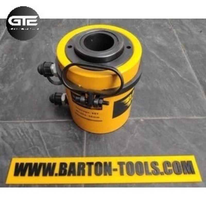 Double 60T 50mm Hollow Plunger Stroke Hydraulic Cylinder BARTON