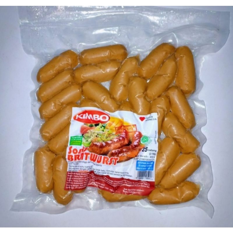 

KIMBO SOSIS BRATWURST MINI COCKTAIL 450 gram