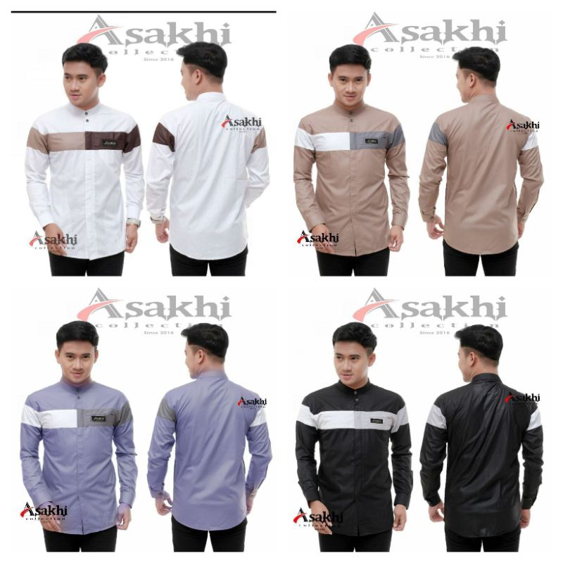 Koko Yordan Baju Koko El Rumi Babul Musthofa Gus Azmi Pakaian Pria Koko Terbaru Kekinian