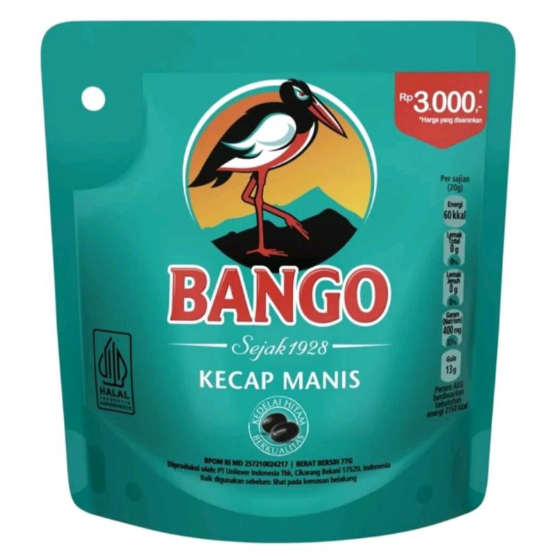 

Kecap Bango Refill 60ml / Kecap Bango 3000