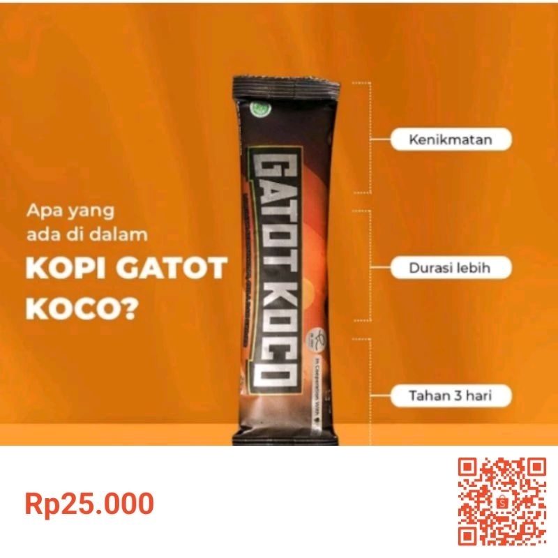 

per sachet / sachetan kopi