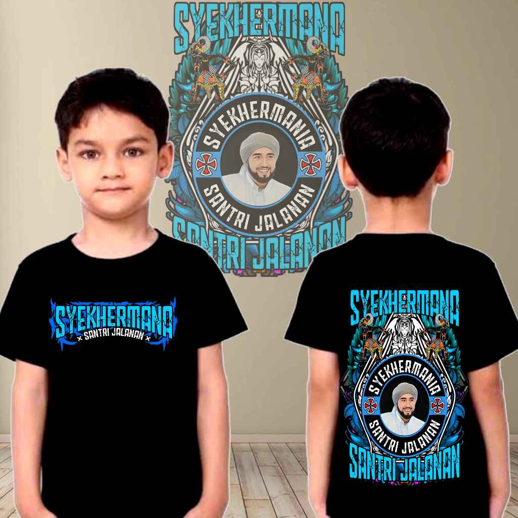kaos sholawat syekermania murah dan keren, kaos syekermania santri jalanan