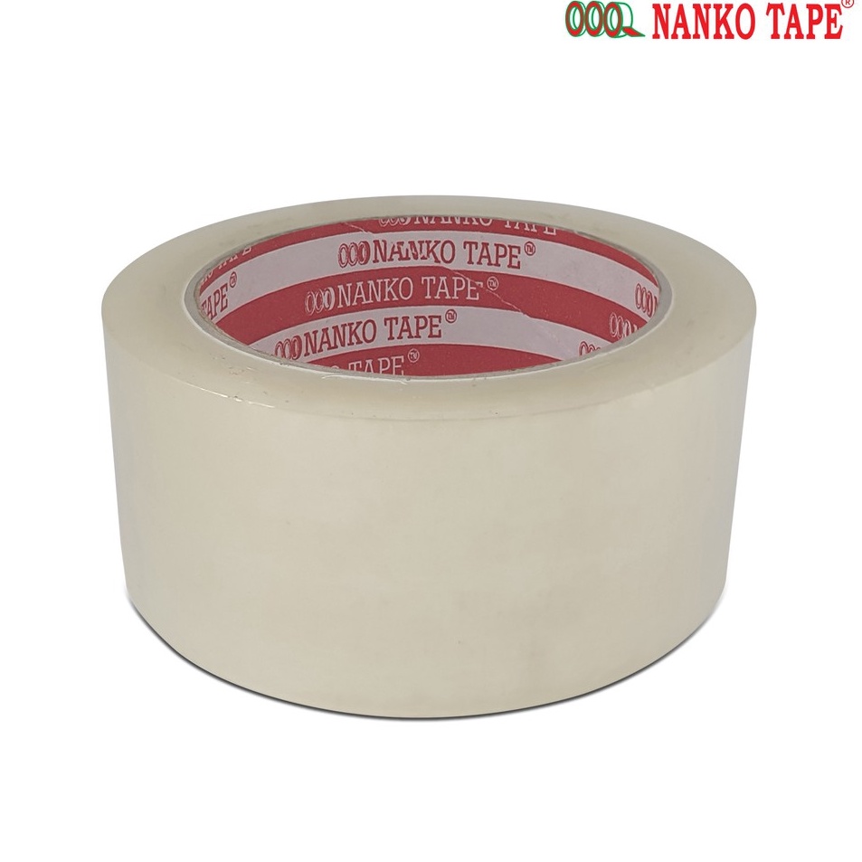 

Dijamin Ori Nanko OPP Tape 48 mm x 83 y x 48 mic Bening Transapran