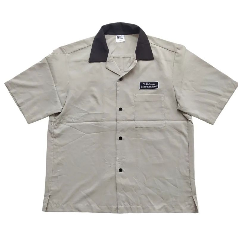 work shirt open collar tokyo revenger x GU
