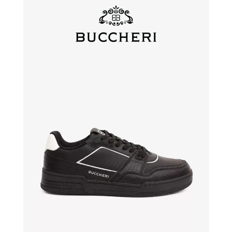 BUCCHERI Sepatu Sneakers Pria Felipe Black - BL4066