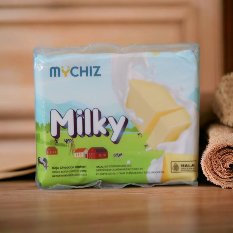 

Keju Mychiz Milky Cheddar 250gr