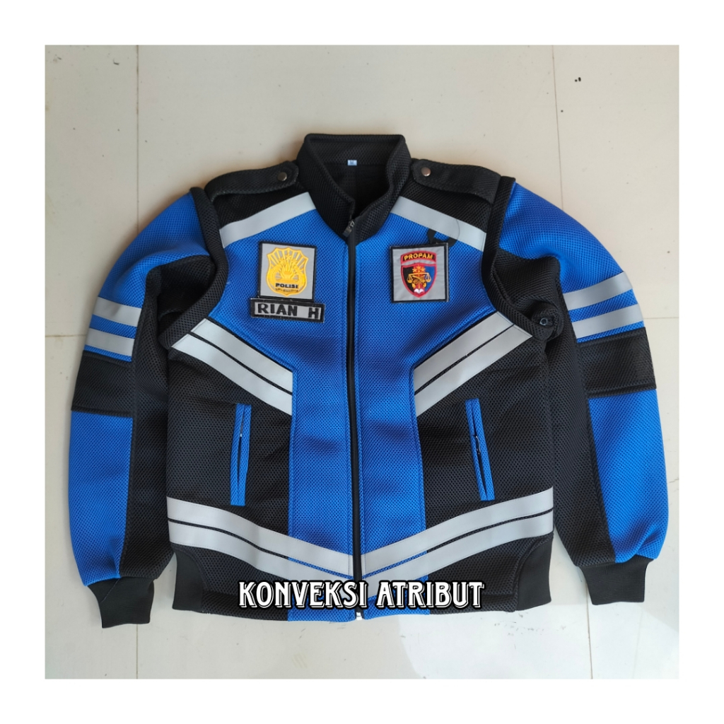 jaket rompi propam polri