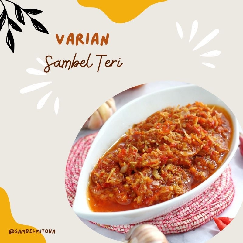 

SAMBEL TERI / SAMBEL BOTOLAN / SAMBEL HOMEMADE / SAMBEL BOTOL 200 ML