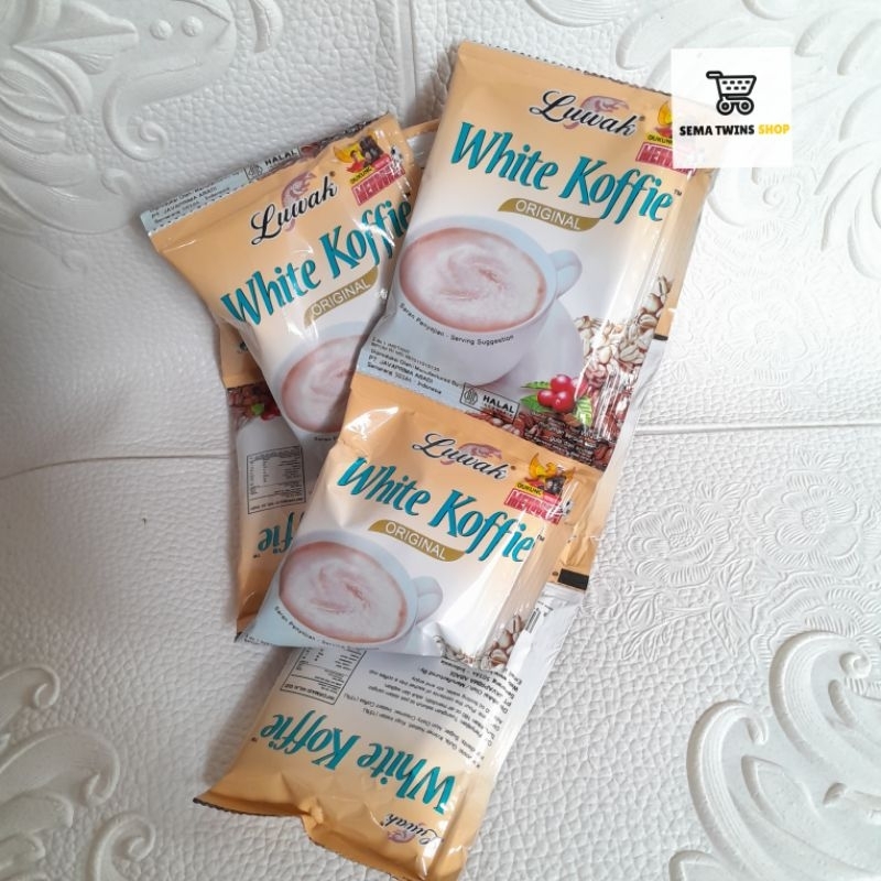 

LUWAK WHITE COFFIE Original 1 Renceng (20gr x 10 sachet)