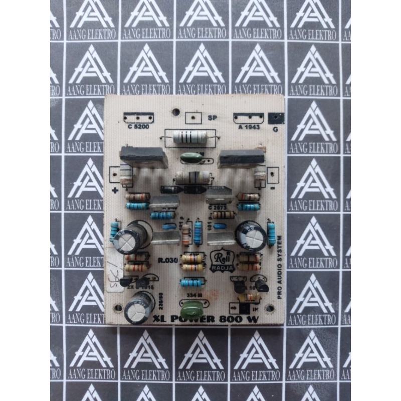 kit power amplifier rell radja xl power 800 wat secen bekas suara normal