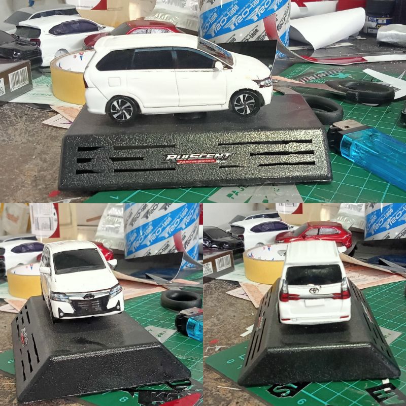 (Skala 1 : 45) Pajangan Interior Mobil Miniatur Avanza G, E & Veloz 2019 - 2021