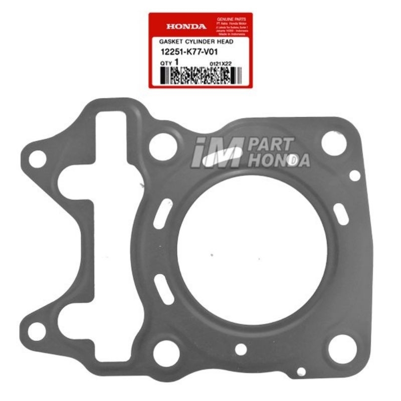 12251-K77-V01 Pak Kop Vario 125 Esp Pak Head Perpak Paking Dexel Vario 125 Esp 2018-Sekarang Gasket 