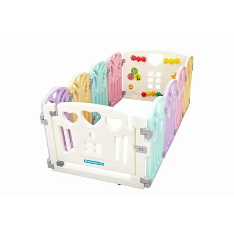 Preloved Coby Haus Cobyhaus Fence Butterfly 12+4+2 16 panel untuk playmat XL cobyhaus parklon dimora