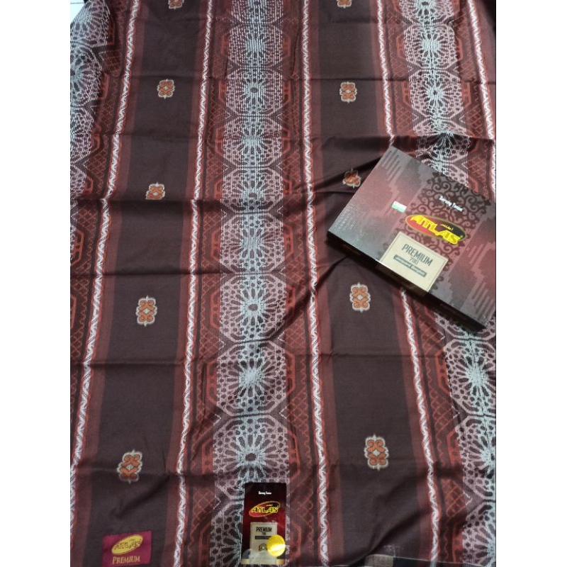 Sarung ATLAS Premium Mptif Jaguar Songket