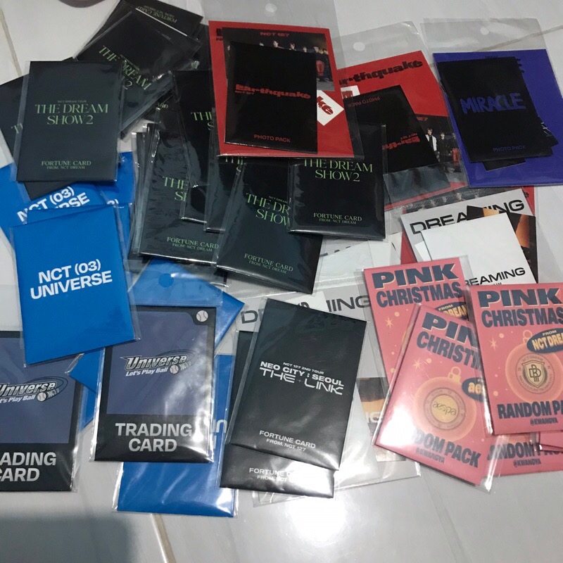 OFFICIAL MD MERCH MERCHANDISE ENVELOPE AMPLOP ONLY THE LINK FORTUNE SCRATCH NCT 127 DREAM IDC UNIVER