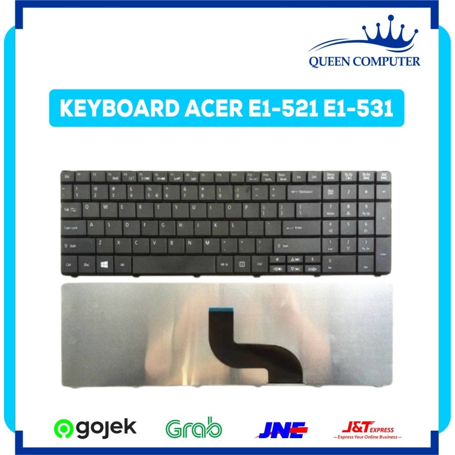 Keyboard Acer Aspire E1-521 E1-531 E1-531G E1-571 E1-571G 5253 Hitam