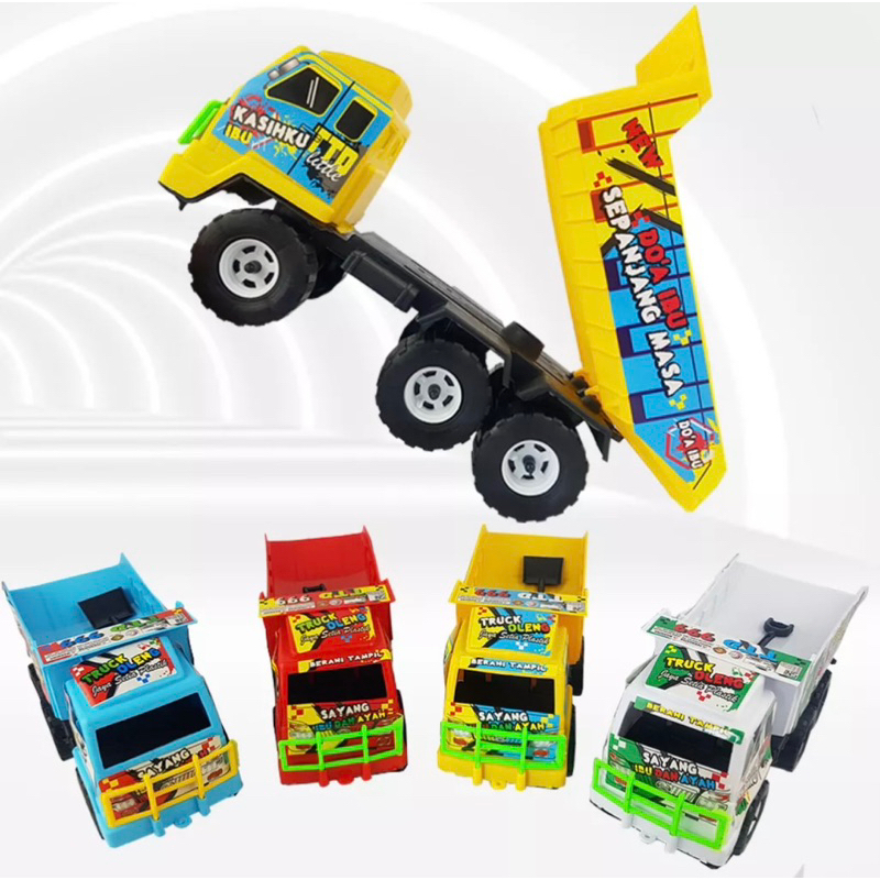 Mobil Truck Oleng Mainan Anak /Mobil Konstruksi