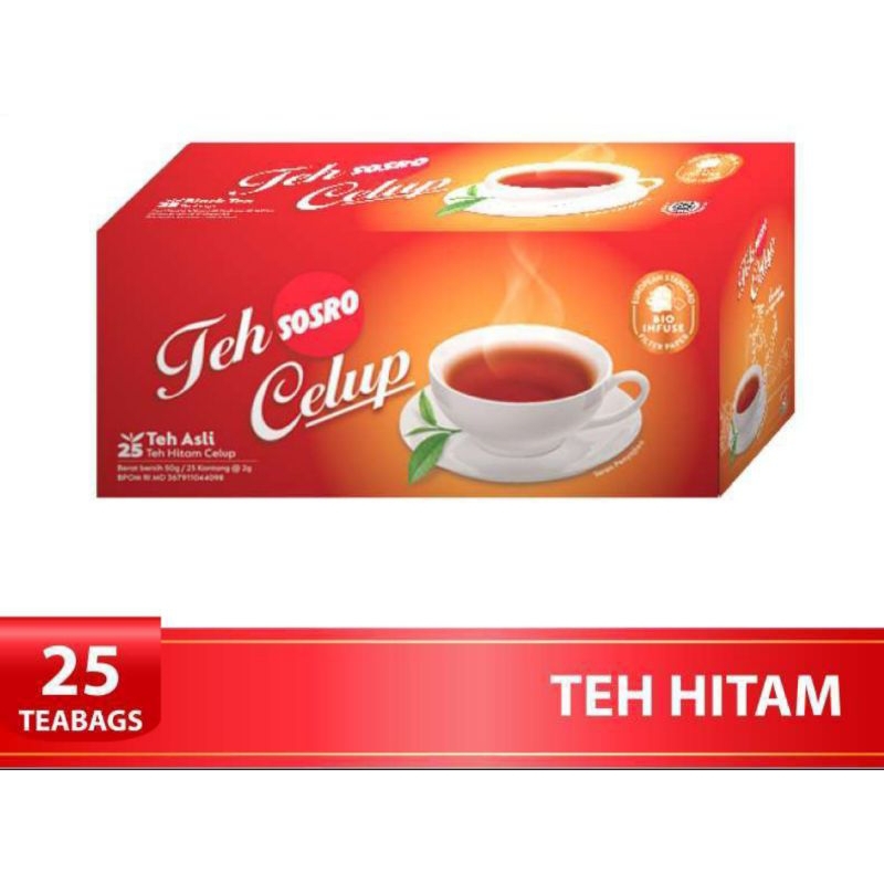 50 Kotak Teh Telup Sosro 25 (1 Dus)