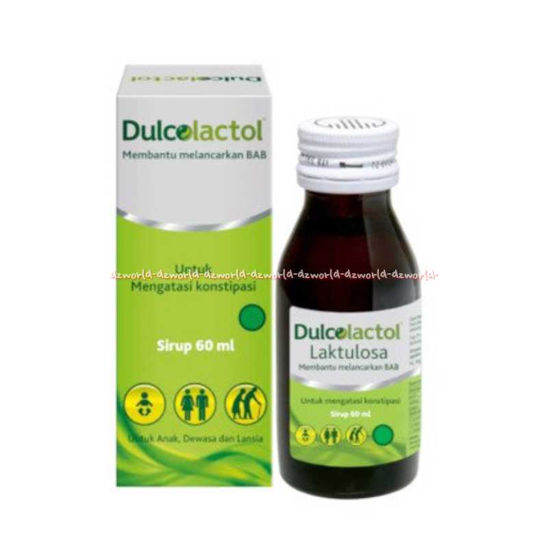 Dulcolactol Laktulosa 60ml Membantu Melancarkan Buang Air Besar Obat Bab Untuk Anak Dewasa Lansia Du