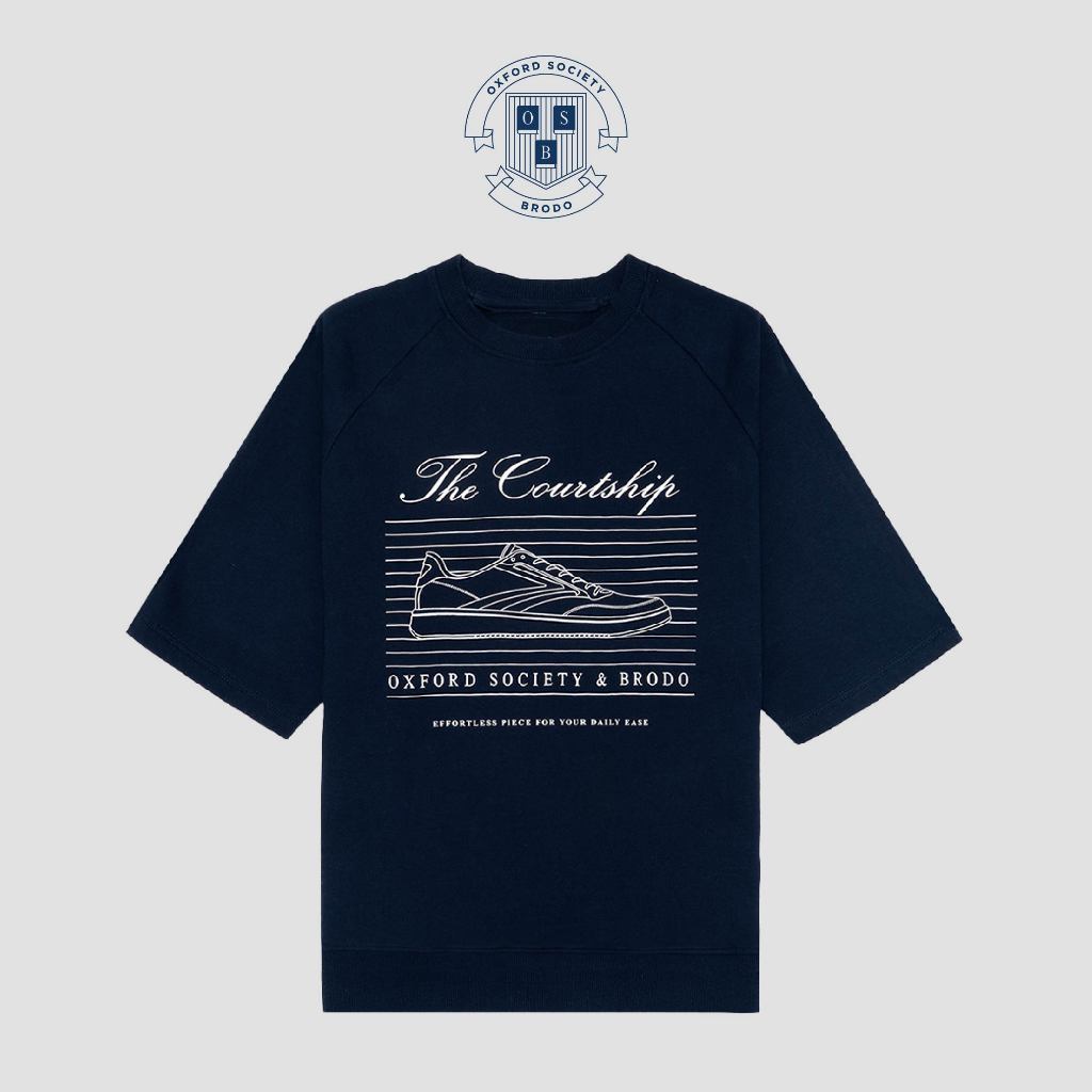 Brodo x Oxford Society - St. Parsons Crewneck - Navy