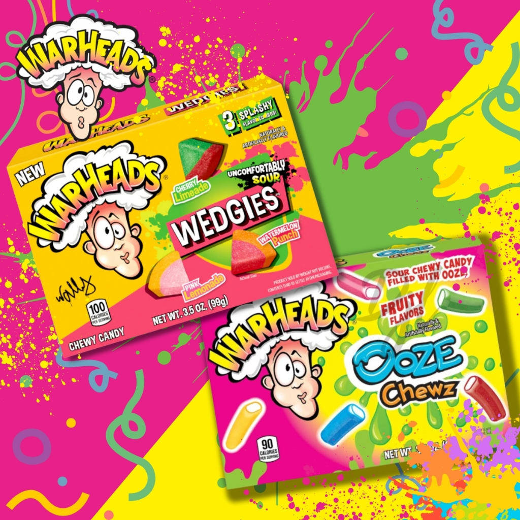 

Warheads Ooze Chewz Permen Asam Bentuk Unik Import 99g 1 Pak
