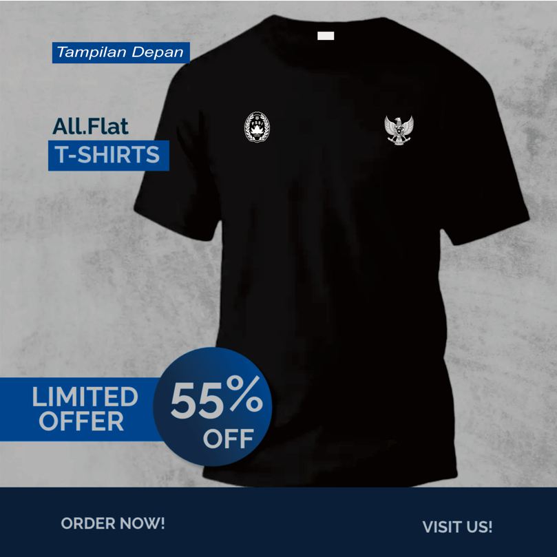 Tshirt Baju Kaos Distro / Kaos Distro Pria Wanita /  PSSI GARUDA INDONESIA - KODE 234 - 237